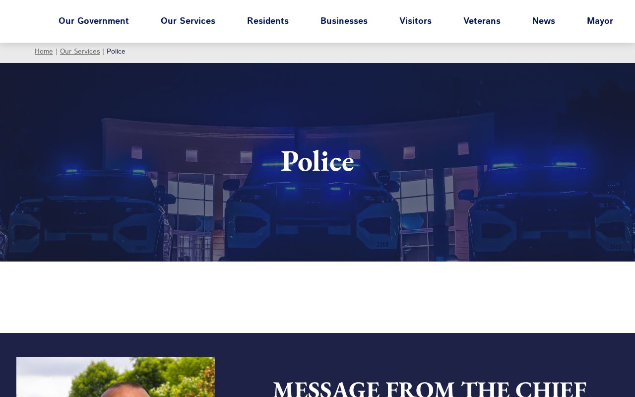 Official Florence Kentucky Police Department webpage